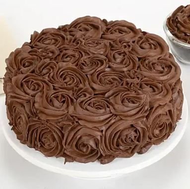 Chocolaty Rose Cake