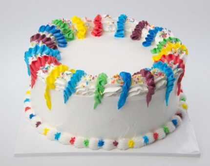 Colour Vanilla Cake