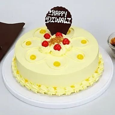 Diwali Butterscotch Cake