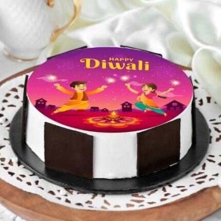 Diwali Fireworks Cake