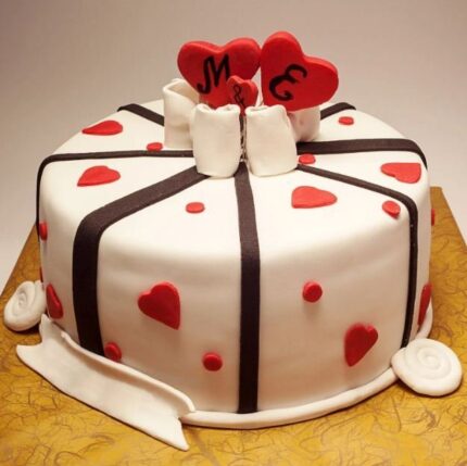 Fondant Love Cake