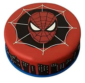 Fondant Spiderman Cake