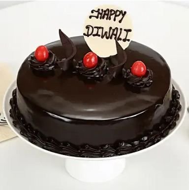 Happy Diwali Truffle Cake