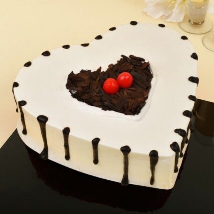 Heart Shape Balckforest Cake
