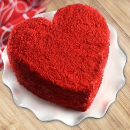 Heart Shape Red Velvet Cake