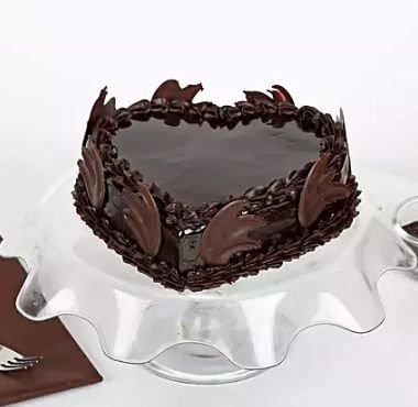 Heart Shape Truffle Cake
