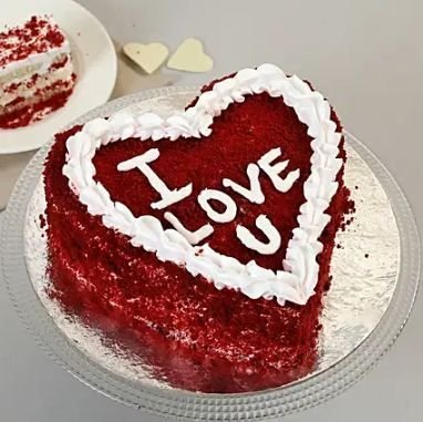 Red Velvet Love U Cake