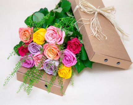 Flowers in a  box