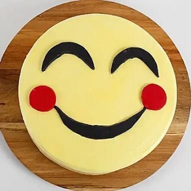 Smiley Emoji Cake