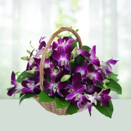 Sparkling purple Basket