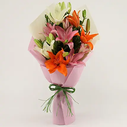 MIXED LILIES BOUQUET