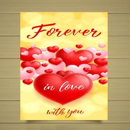LOVE GREETING CARD FOREVER
