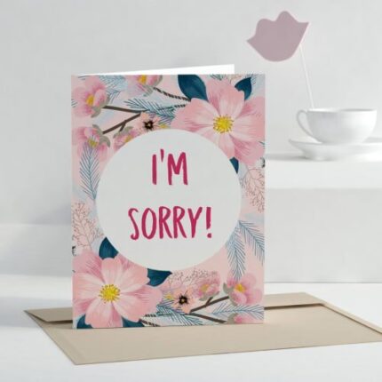 SORRY GREETING CARD
